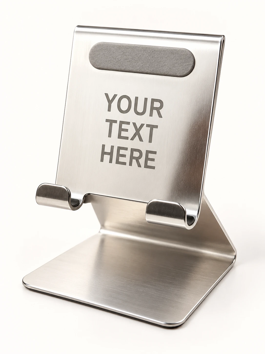 Silver Folding Metal Mobile Stand - view 4